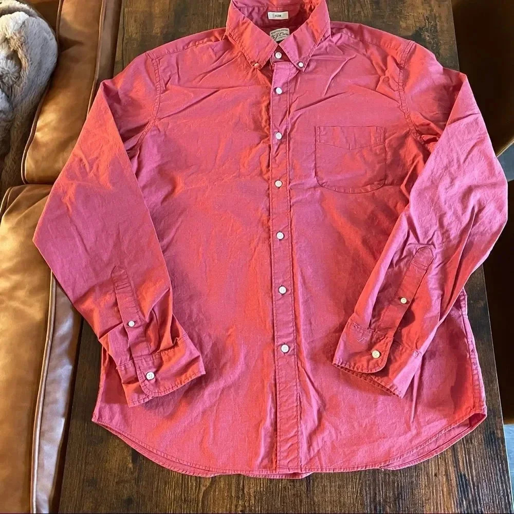 JCrew red button down  - Picture 10 of 14